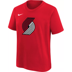 Nike Youth Portland Trail Blazers Essential Logo T-Shirt, Large, Red