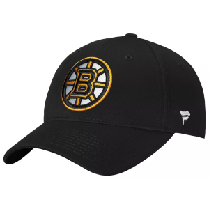 NHL Adult Boston Bruins Core Structured Hat, Men's, Black