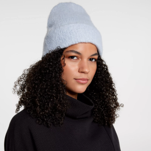 CALIA Women's Luxe Beanie, Light Blue