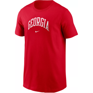 Nike Youth Georgia Bulldogs Red Arch Core Cotton T-Shirt, Medium