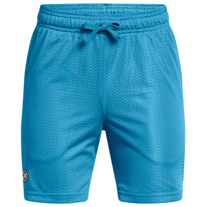 Under Armour Boys' Icon Mesh Shorts, Medium, Ether Blue/White