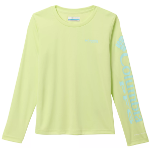 Columbia Girl's Tidal Tee Long Sleeve Shirt, Small, Spring Yellow