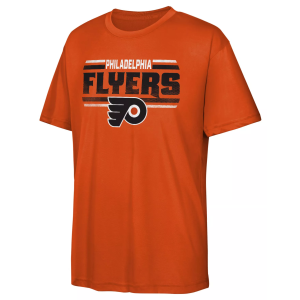 Outerstuff Youth Philadelphia Flyers Electric Snipe T-Shirt, Large, Orange