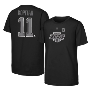 Outerstuff Youth Los Angeles Kings Black Anze Kopitar #11 T-Shirt, Medium