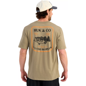 HUK Men's HUK And Co Short Sleeve T-Shirt, Medium, Overland Trek