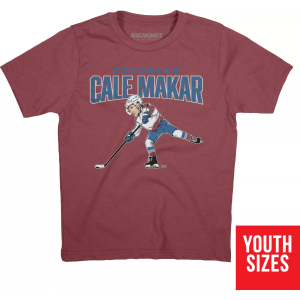 Breakingt BreakingT Men's Colorado Avalanche Cale Makar #8 Maroon Caricature T-Shirt, Medium, Red - $28.00 at DICK'S Sporting Goods
