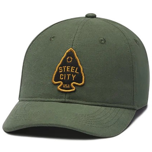 Steel City Men's Pittsburgh Green Arrowhead Snapback Hat