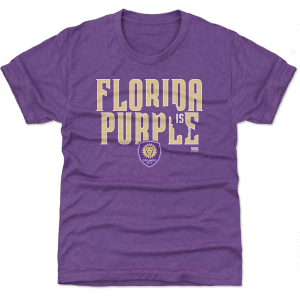 500 LEVEL Youth Orlando City Purple Home Graphic T-Shirt, Small