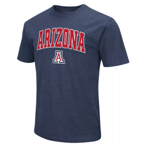 Colosseum Men's Arizona Wildcats Navy T-Shirt, Small, Blue