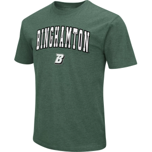 Colosseum Men's Binghamton Bearcats Dark Green T-Shirt, Small
