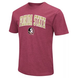 Colosseum Men's Florida State Seminoles Maroon T-Shirt, Small, Red