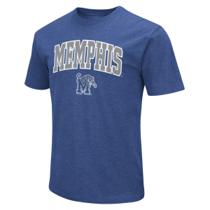 Colosseum Men's Memphis Tigers Royal T-Shirt, Small, Blue