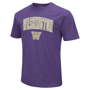 Colosseum Men's Washington Huskies Purple T-Shirt, Small