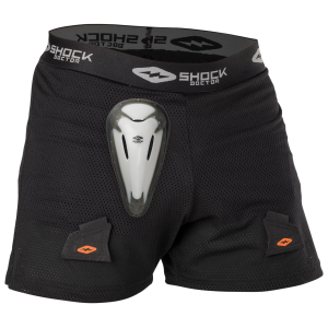 Shock Doctor Boys' Core Loose BioFlex Cup Hockey Short, XXS, Black
