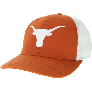 League-Legacy Men's Texas Longhorns Burnt Orange Mid-Pro Adjustable Trucker Hat