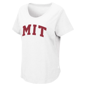 Colosseum Women's MIT Engineers White T-Shirt, Small