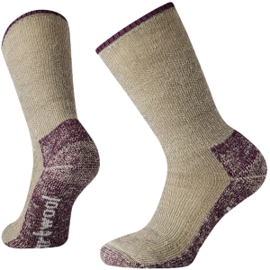 Smartwool Women's Mountaineer Classic Edition Maximum Cushion Crew Socks, Medium, Taupe