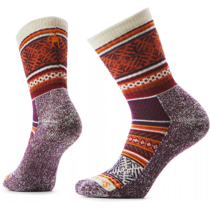 Smartwool Women's Everyday Fair Isle Sweater Light Cushion Crew Socks, Small, Moonbeam