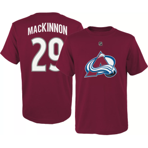 Outerstuff NHL Youth Colorado Avalanche Nathan MacKinnon #29 Maroon Player T-Shirt, Large, Red - $26.00 at DICK'S Sporting Goods