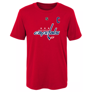 NHL Youth Washington Capitals Alexander Ovechkin #8 Red T-Shirt, Size 4