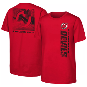 NHL Youth New Jersey Devils Atmosphere Red T-Shirt, Large