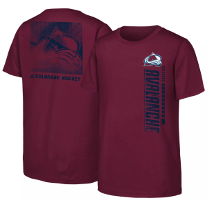 NHL Youth Colorado Avalanche Atmosphere Maroon T-Shirt, Large, Red