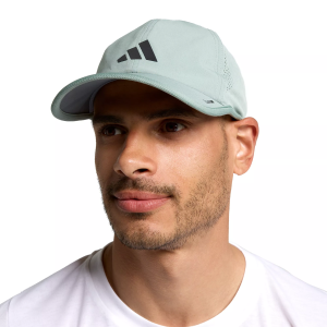 adidas Men's Superlite 3 Hat, Silver Green/Black