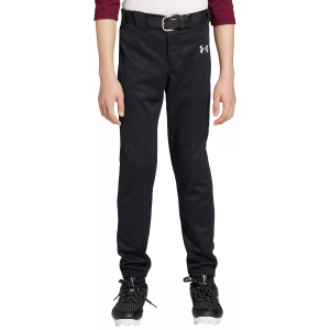 Under Armour Boy's Utility Traditional Baseball Pants, Boys', XS, Black/White