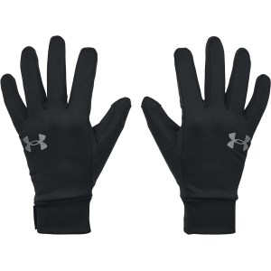Under Armour Storm Liner Gloves, Men's, Small, Black/Pitch Gray