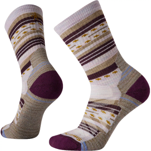 Smartwool Women's Hike Light Cushion Margarita Crew Socks, Medium, Purple Eclipse