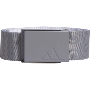 adidas Men's Reversible Webbing Belt, Grey Three/White