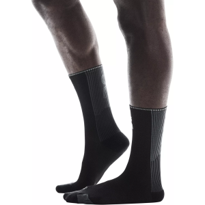 On Adult Performance Run High Sock, Men's, Small, Black/Eclipse