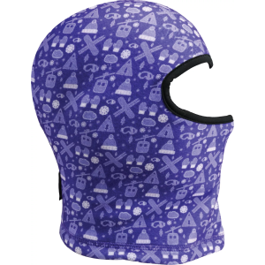 Seirus Youth Printed Balaclava, Lift/Royal