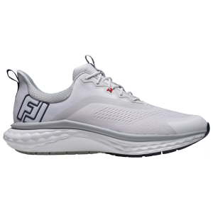 FootJoy Men's Quantum Golf Shoes, 11 W, White/White/Gray