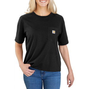 Carhartt Women's Boxy Fit Short Sleeve Tee, XS, Black