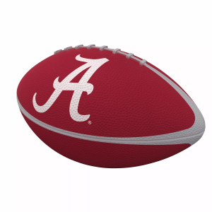 Logo Brands Alabama Crimson Tide Rubber Junior Football