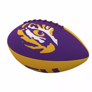 Logo Brands LSU Tigers Rubber Junior Football