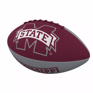 Logo Brands Mississippi State Bulldogs Rubber Junior Football