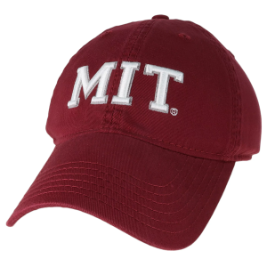 League-Legacy Adult MIT Engineers Burgundy Adjustable Hat, Men's, Red