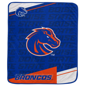 Pegasus NCAA Boise State Broncos Diagonal Ghost Blanket