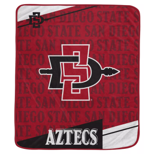 Pegasus NCAA South Dakota State Jackrabbits Diagonal Ghost Blanket