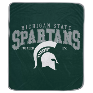 Pegasus NCAA Michigan State Spartans Vintage Arch Blanket