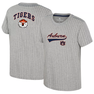 Colosseum Youth Auburn Tigers Heather Grey Airball T-Shirt, Medium, Gray