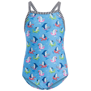 Dolfin Dolfin Little Girls' Uglies Fin Floats V-Back One-Piece Swimsuit, 3T - $24.99 at DICK'S Sporting Goods