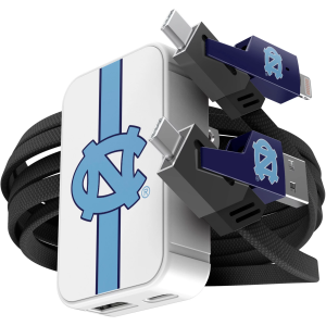 Soar SOAR North Carolina Tar Heels Slim Wireless Charger & 4-in-1 Cable Pack, Zinc - $24.99 at DICK'S Sporting Goods
