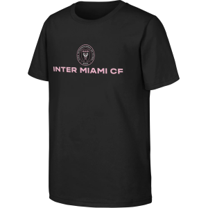 MLS Youth Inter Miami CF Defender Black T-Shirt, Large