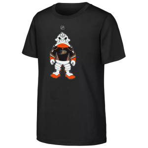 NHL Youth Anaheim Ducks Mascot Black T-Shirt, Medium