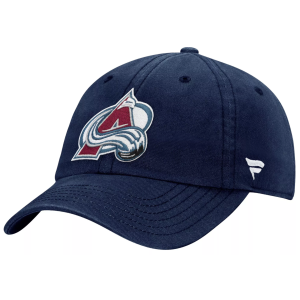 NHL Adult Colorado Avalanche Core Unstructured Navy Adjustable Hat, Men's, Blue