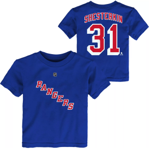 NHL Toddler New York Rangers Igor Shesterkin #31 Blue T-Shirt, Boys', 3T