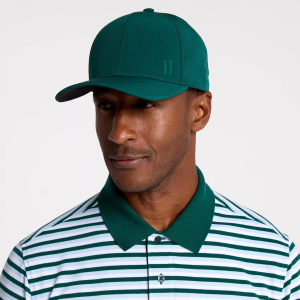 Walter Hagen Men's Golf Grid Hat, Dark Green